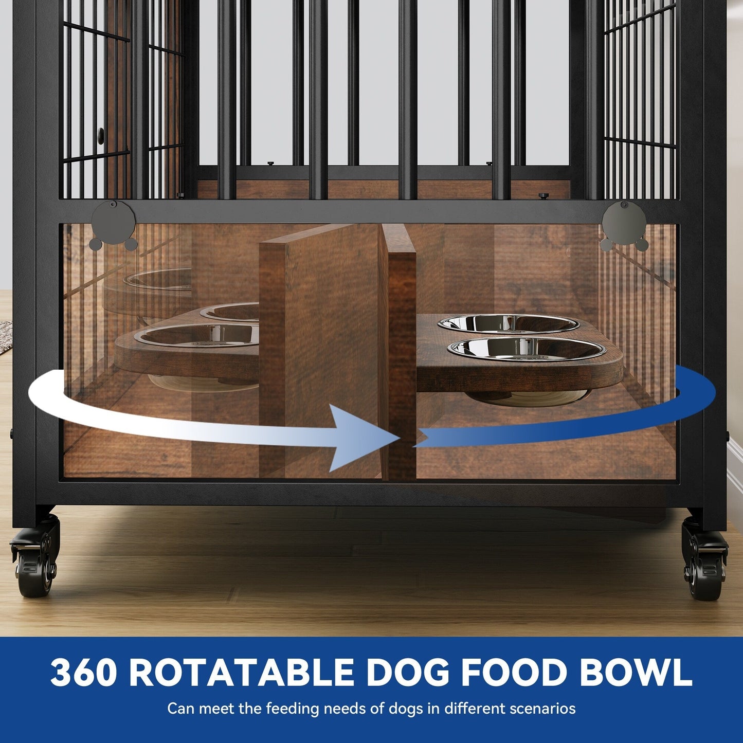 Moasis Furniture-style Dog Crate End Table