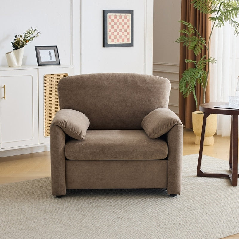 Modern Elephant Ears Armchair Accent Sofa Comfortable Seating for Living Room & Bedroom
