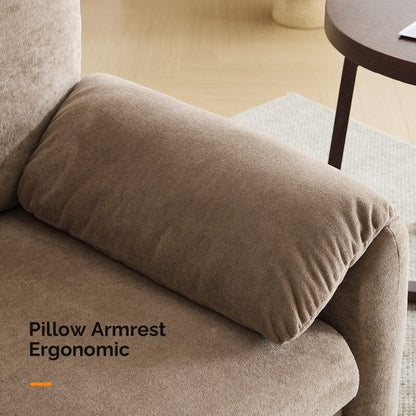 Modern Elephant Ears Armchair Accent Sofa Comfortable Seating for Living Room & Bedroom