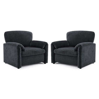 Modern Elephant Ears Armchair Accent Sofa Comfortable Seating for Living Room & Bedroom