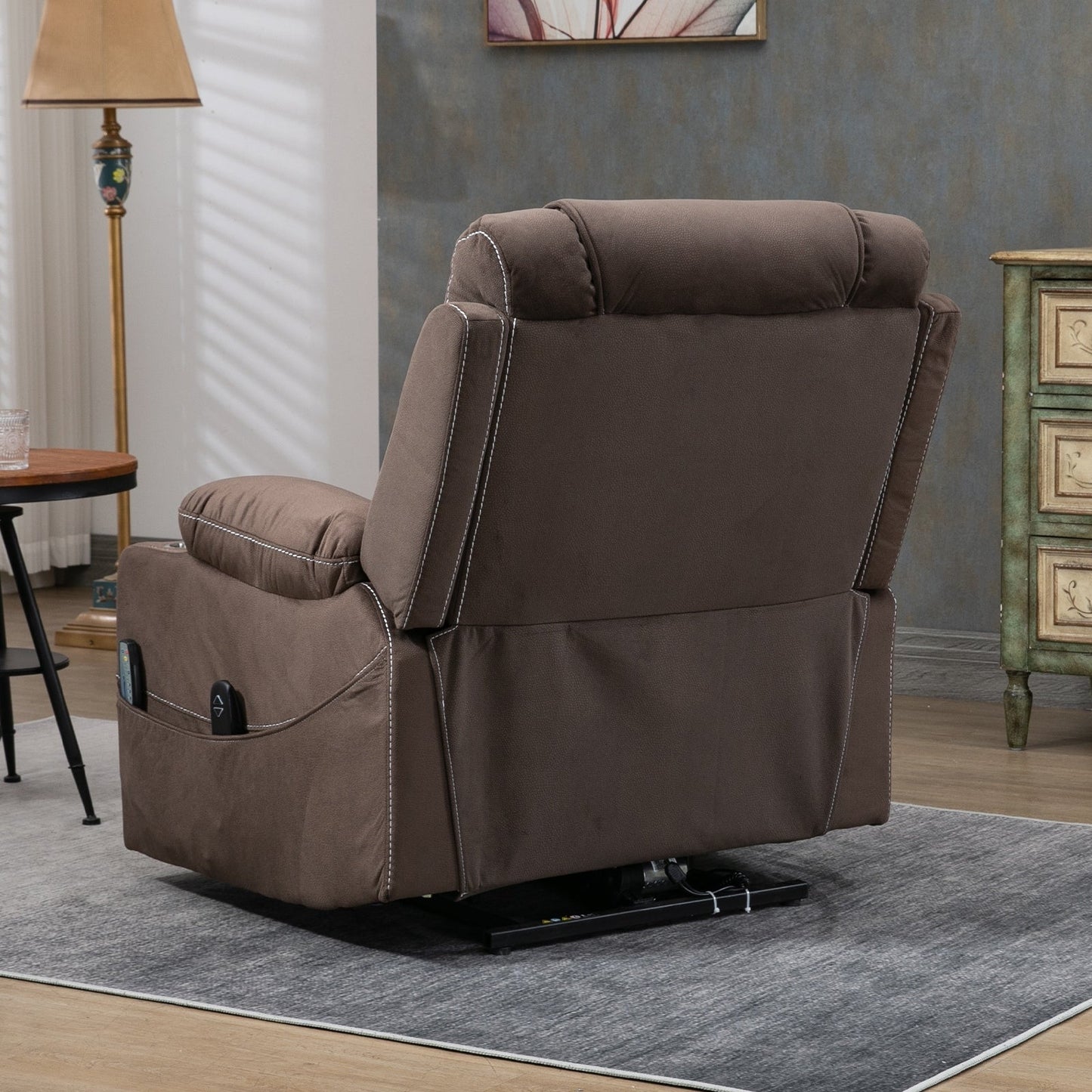 Oversized Electric Recliner Chair Elderly Power Lift Chair, 400 lbs.