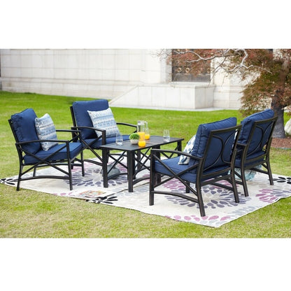 PATIO FESTIVAL 6-Piece 4-Seat Outdoor Seating Group with Cushions