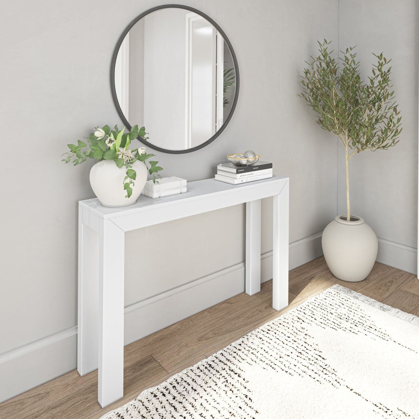 Plank and Beam Modern Console Table - 46