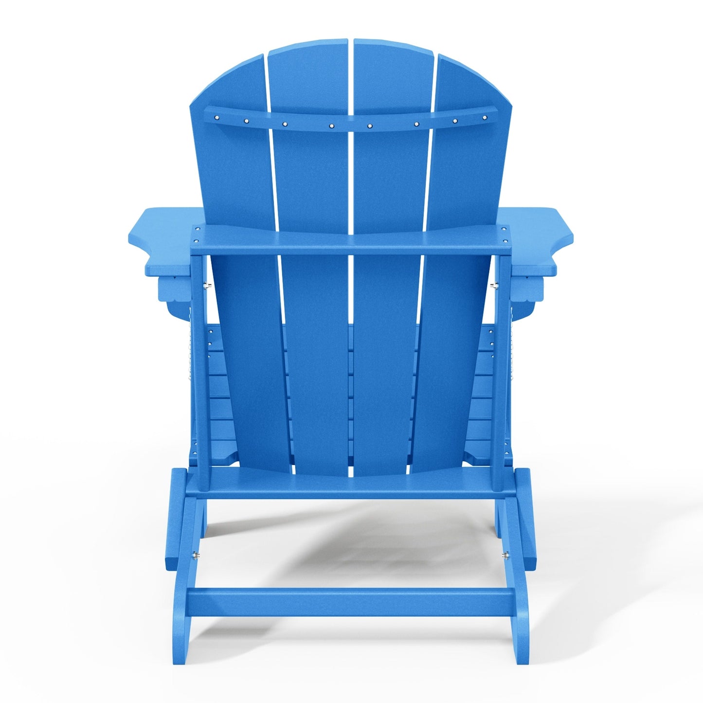 Polytrends Laguna Fade Resistant All Weather Outdoor Patio Folding Adirondack Chair