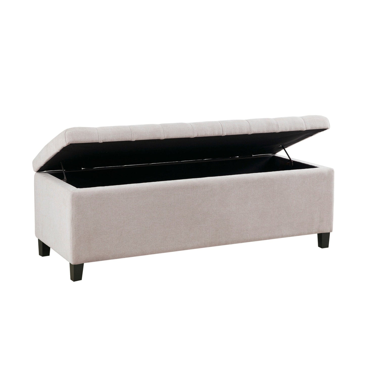 Madison Park Sasha Tufted Top Upholstered Storage Bench