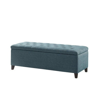 Madison Park Sasha Tufted Top Upholstered Storage Bench
