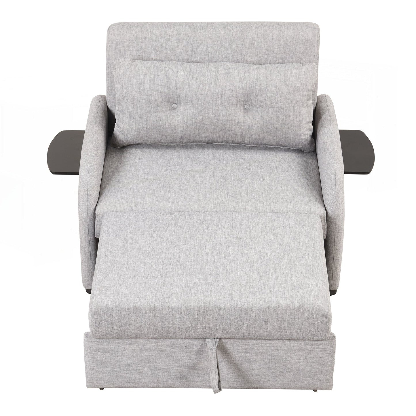 Pull Out Sofa Sleeper 3 in 1 with 2 Wing Table