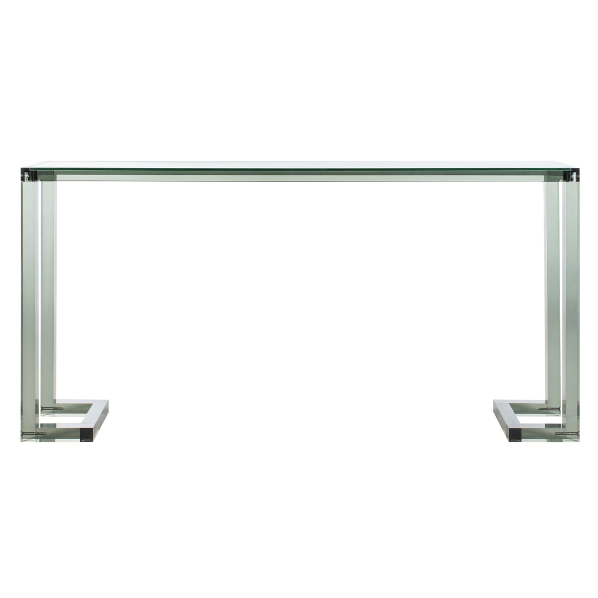 SAFAVIEH Couture Camryn Acrylic Console Table - Clear - 60 W x 10 L x 30 H - 52Wx10Dx30H