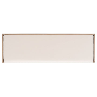 SAFAVIEH Fiorello 3-Drawer with Cushion Storage Bench - 47.3 W x 15 L x 19 H - 47Wx15Dx19H