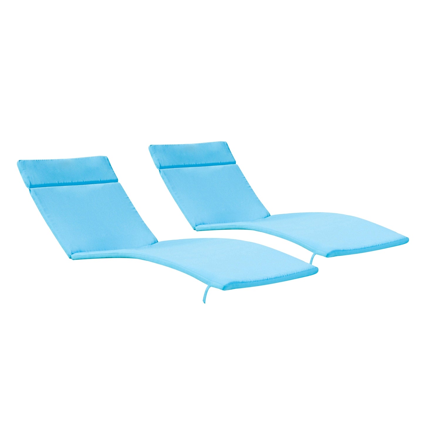 Salem Outdoor Cushion Set for Chaise Lounge - Cushions only (Set of 2) by Christopher Knight Home - 79.25L x 27.50W x 1.50H