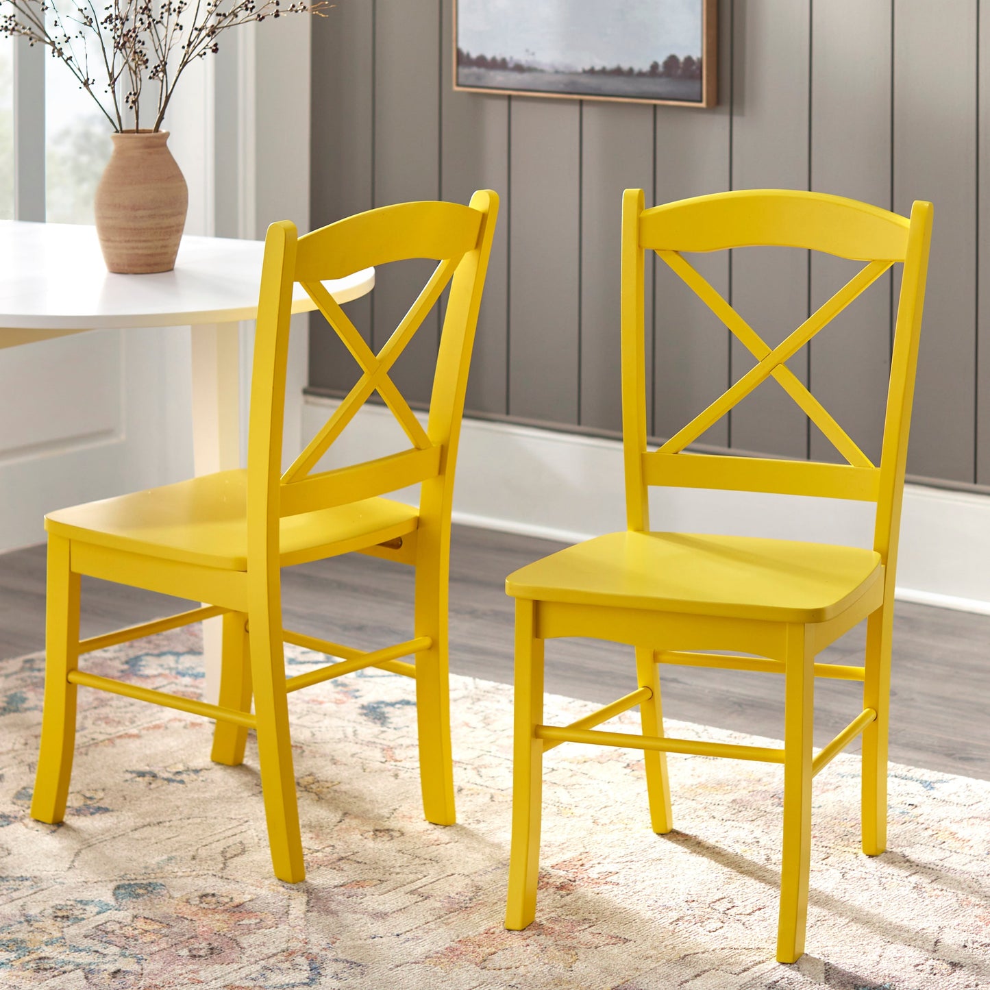 Simple Living Country Cottage Dining Chairs (Set of 2)