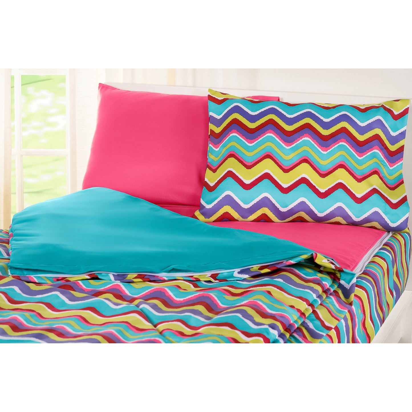Siscovers Color Palette Bunkie Deluxe Zipper Bedding Set