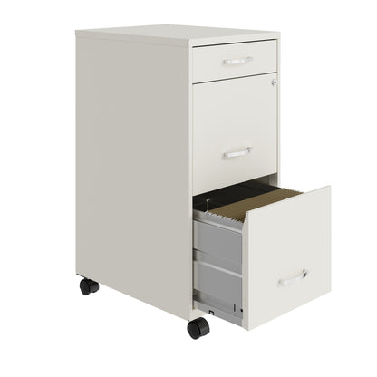 Space Solutions 18 Deep 3 Drawer Metal File Cabinet