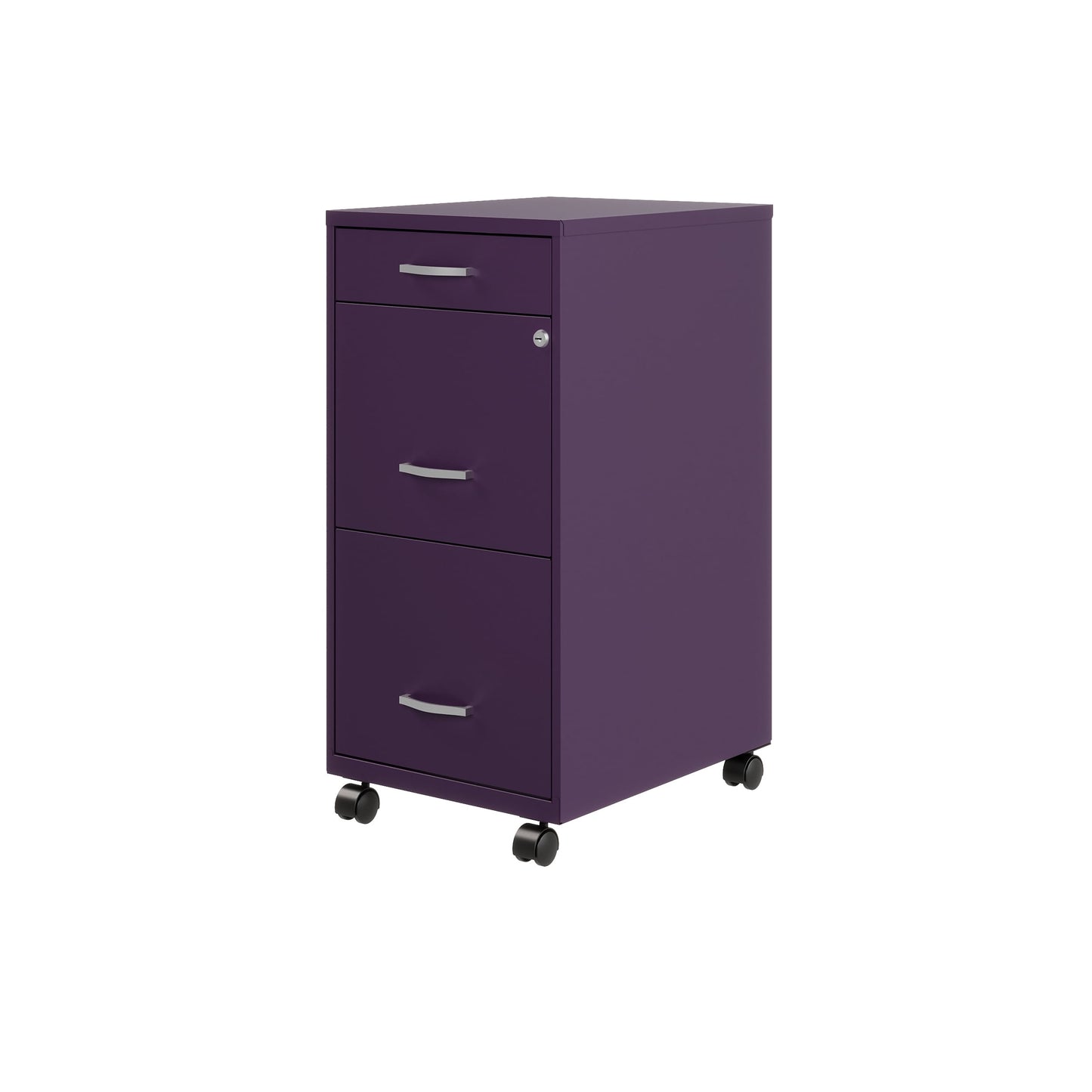 Space Solutions 18 Deep 3 Drawer Metal File Cabinet
