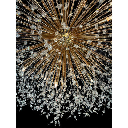 Starburst Chandelier 47 Wide Crystal Lighting Fixture