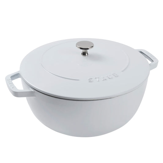 Staub Cast Iron Essential French Oven, Dutch Oven, 5-quart, serves 5-6, Made in France - 5-qt