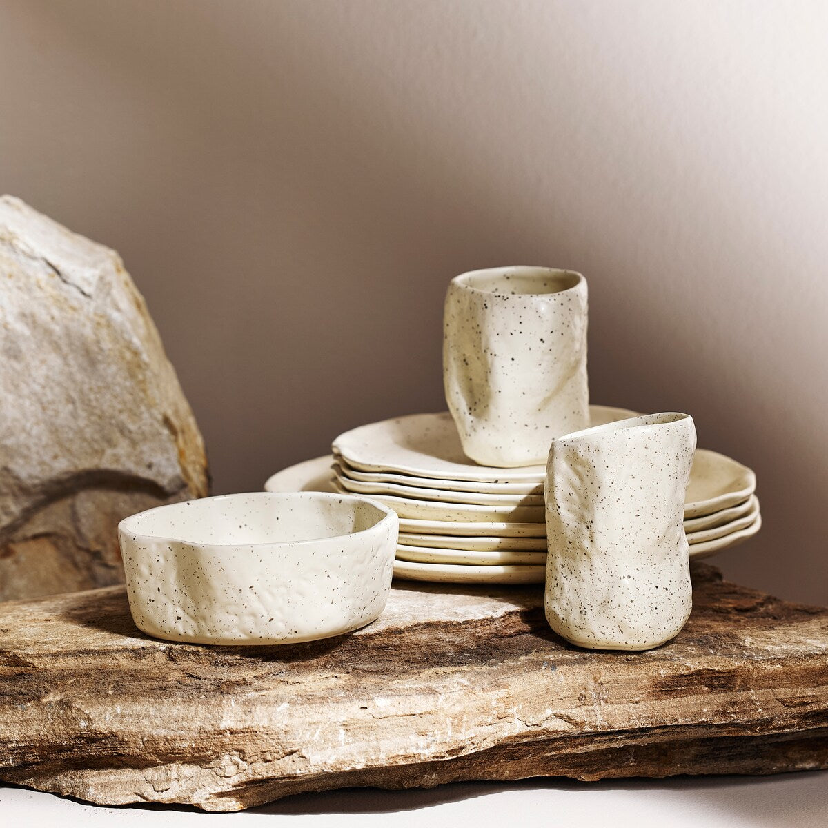 Stone by Mercer Project ATIK Stoneware Dinnerware Set