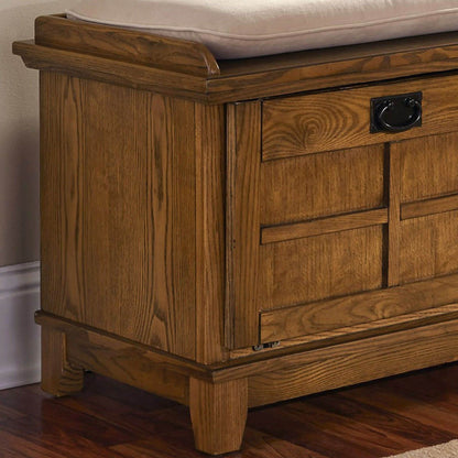 The Gray Barn Old Stone Upholstered Storage Bench