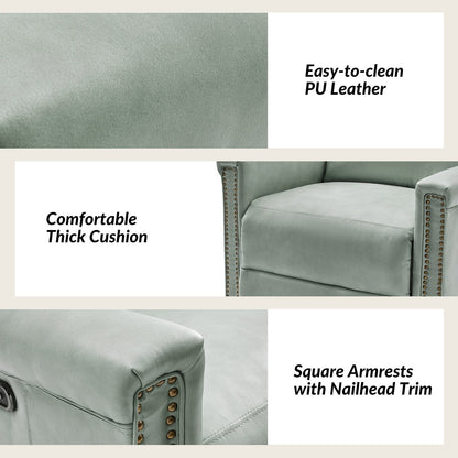 Tobias Traditional Swivel And Rocker Power Recliner Set of 2 by HULALA HOME