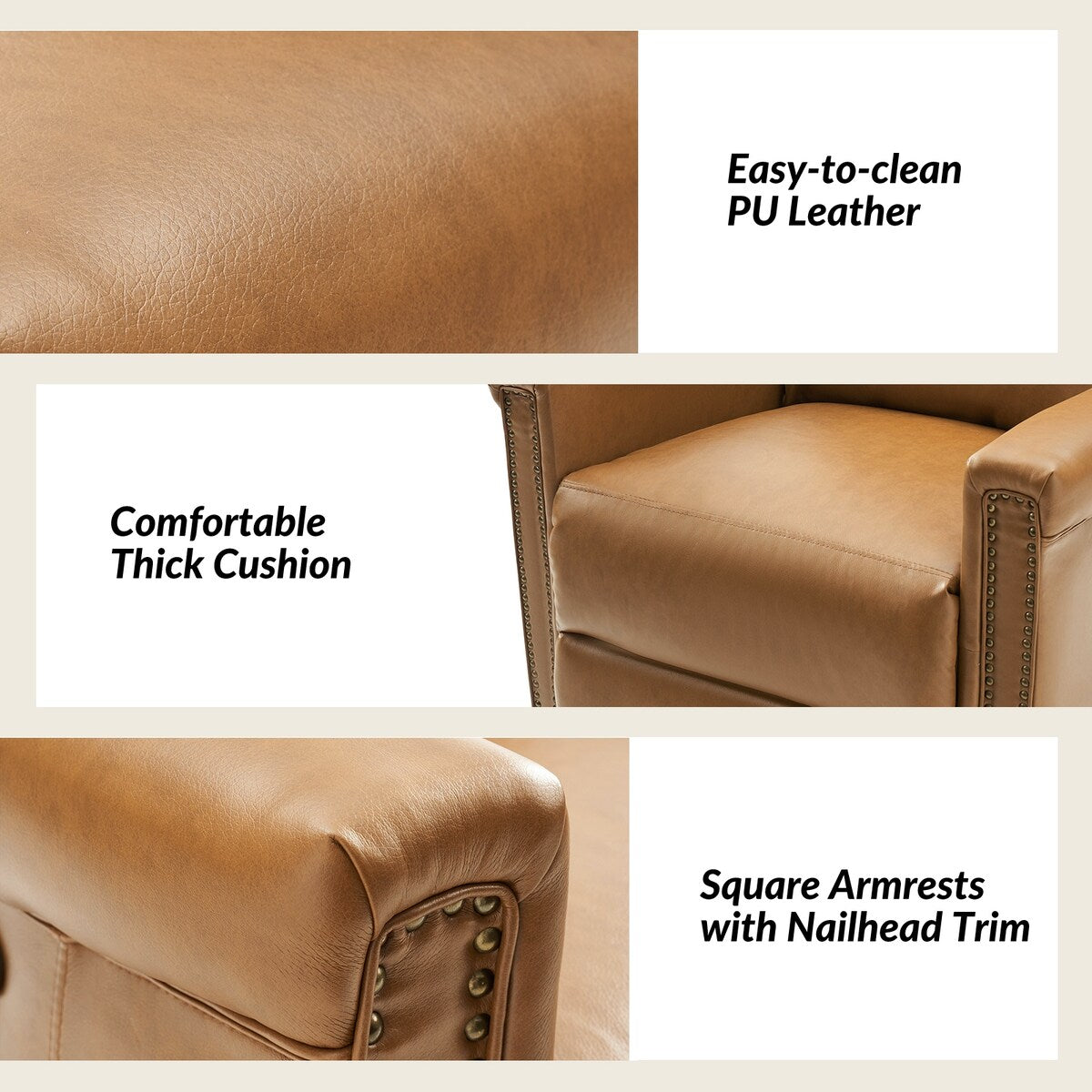 Tobias Traditional Swivel And Rocker Power Recliner Set of 2 by HULALA HOME