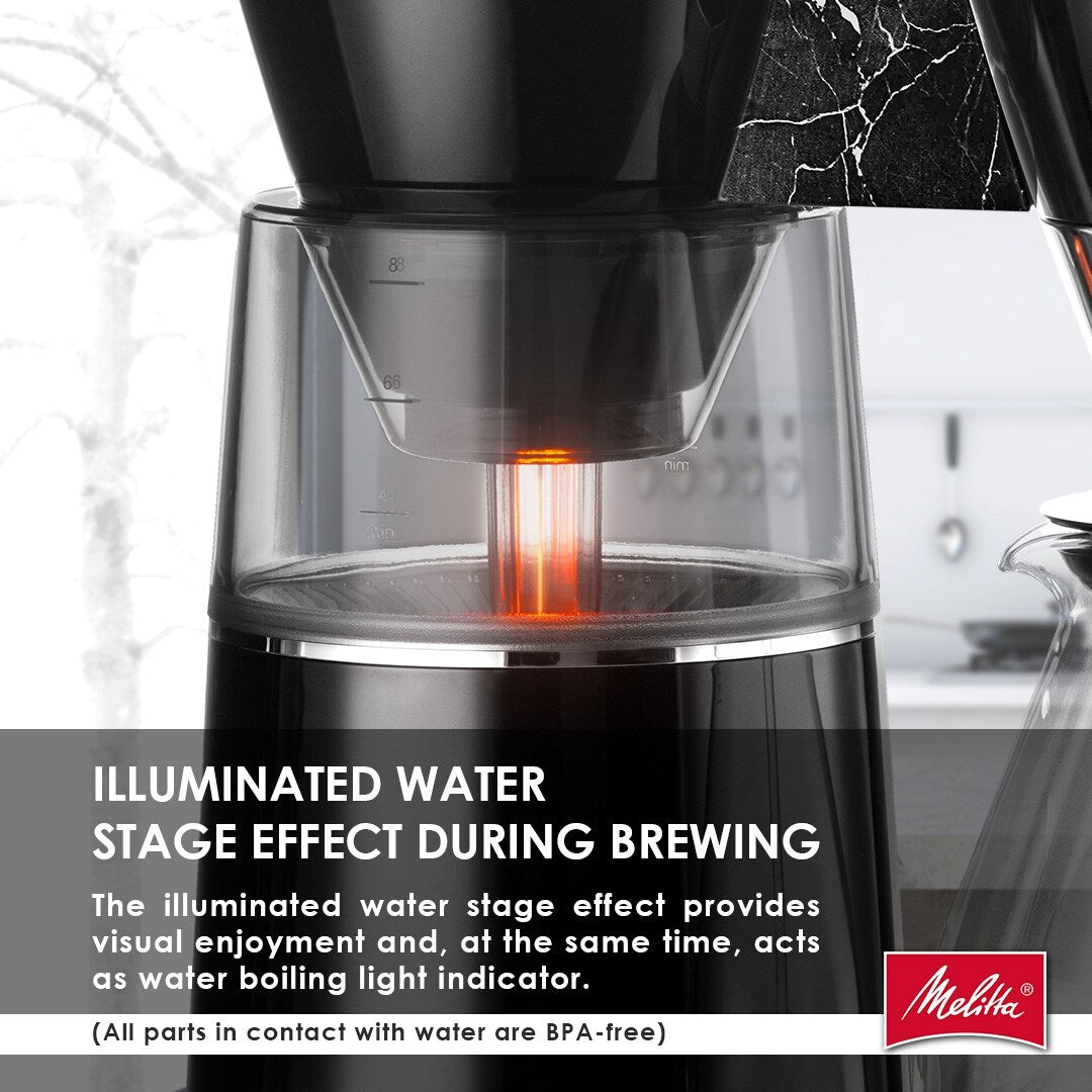 Vision 12-Cup Luxe Drip Coffee Maker with Revolving Dashboard