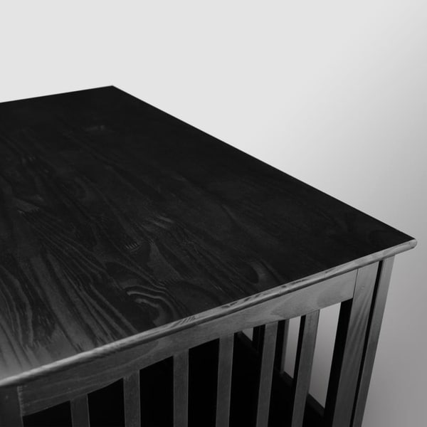 Wooden Pet Crate End Table with Lockable Door