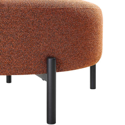 Amboise Armchair with Ball Cushion, Brick Boucle