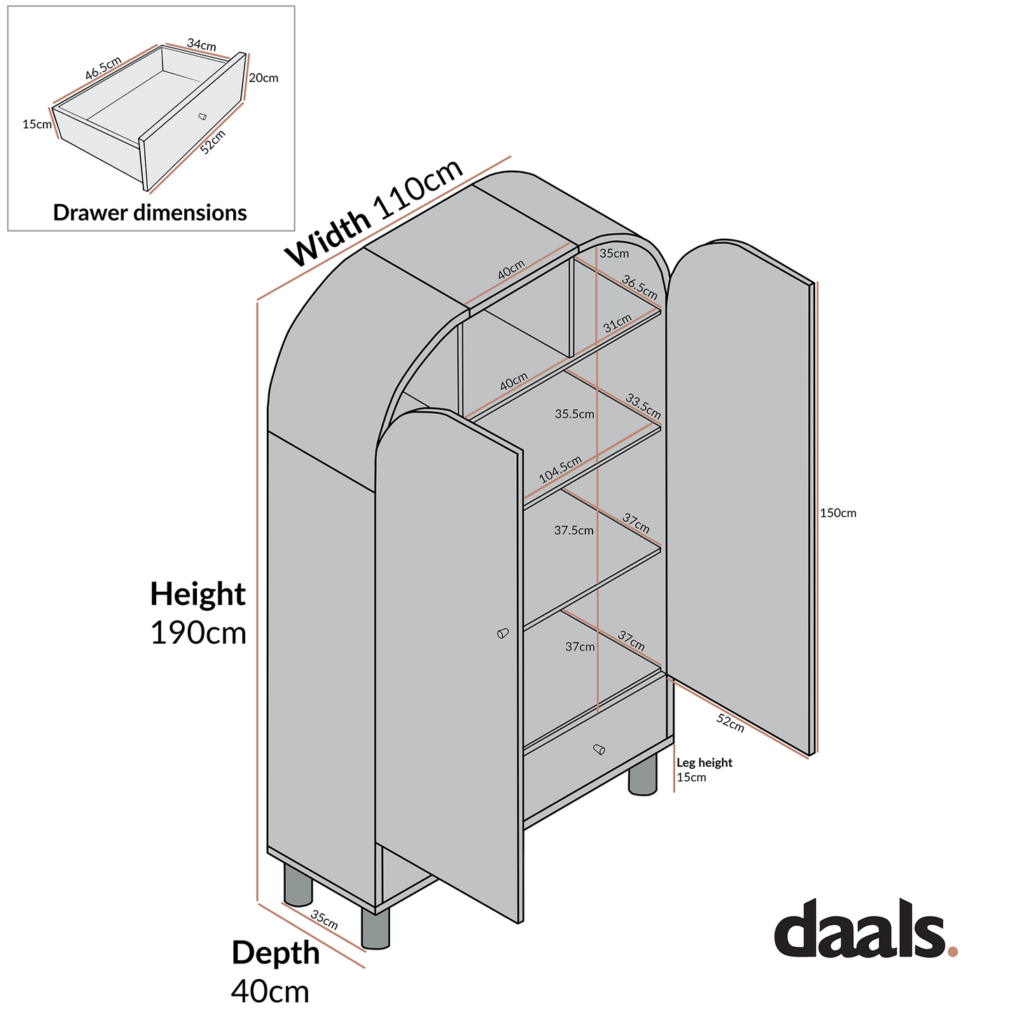 Maude Large Storage Cabinet, Washed White Ash with Raffia
