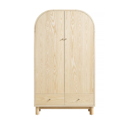 Maude Large Storage Cabinet, Natural Ash