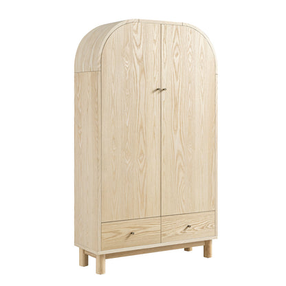 Maude Large Storage Cabinet, Natural Ash