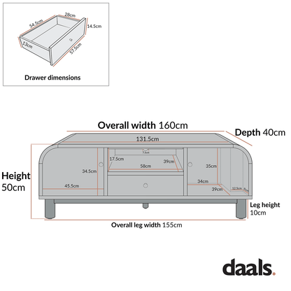 Maude TV Unit, Natural Ash