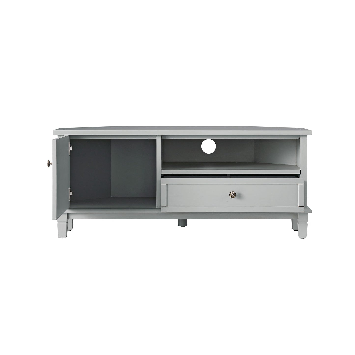 Chantilly Mid Grey Corner TV Unit