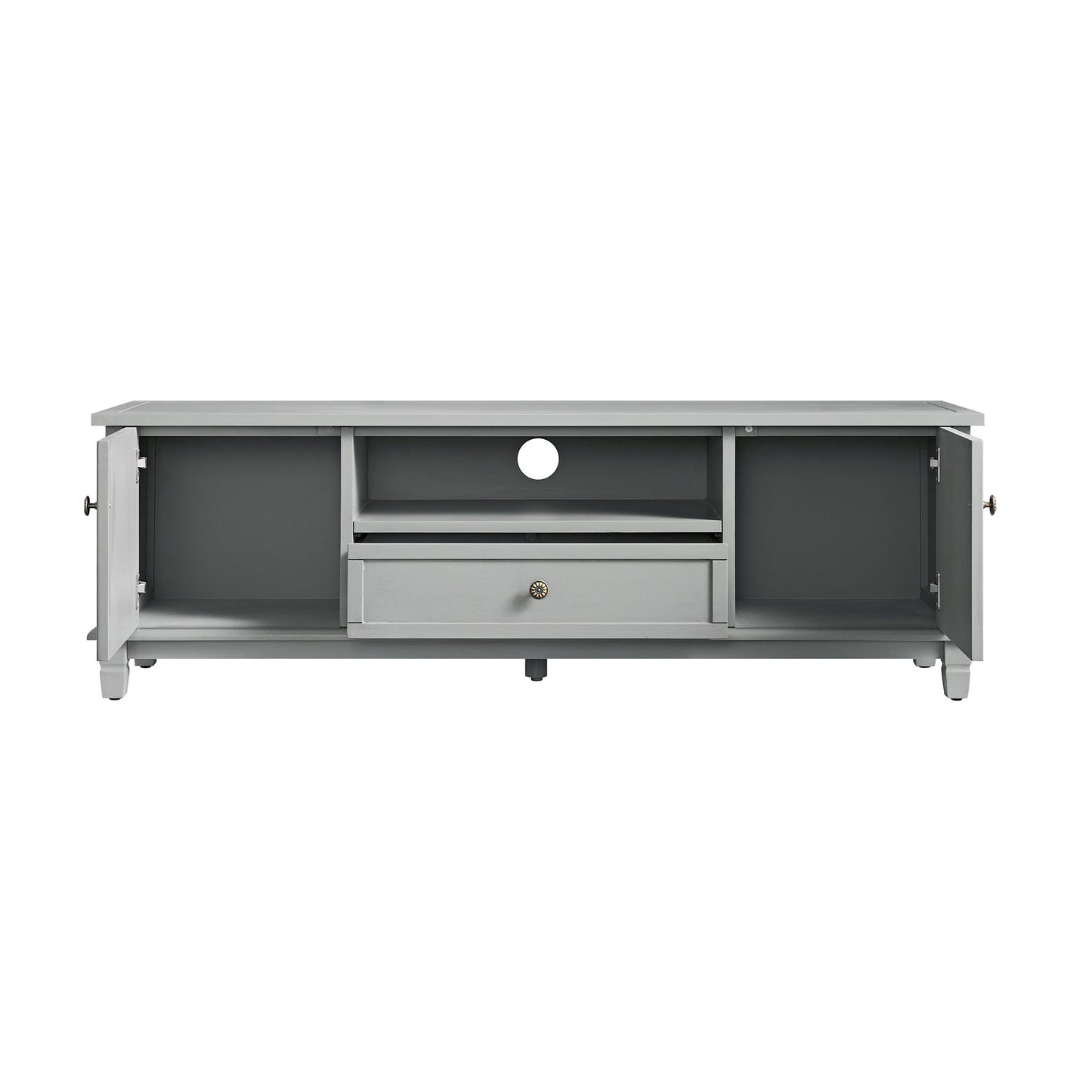Chantilly Mid Grey 150cm Wide TV Unit